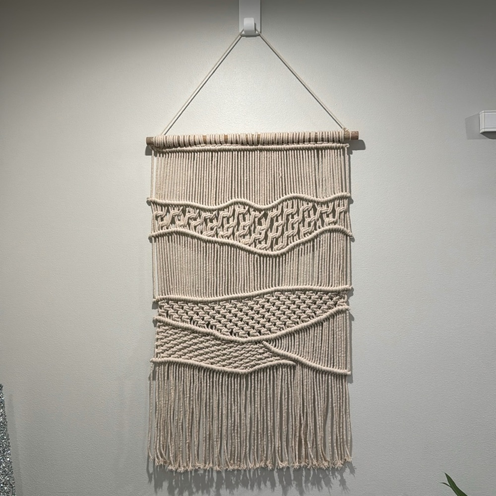 West Elm Macrame Wall Hanging